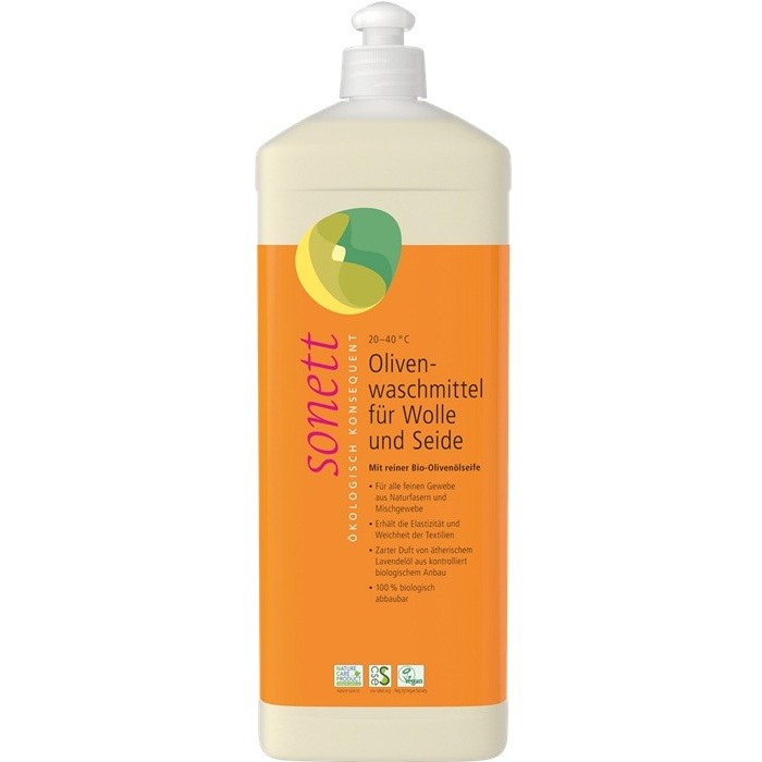 Detergent ecologic lichid pentru lana si matase 1L Sonett