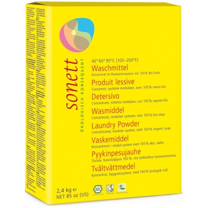 Detergent ecologic praf pt rufe 2.4 kg Sonett