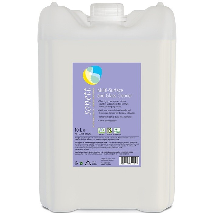 Detergent ecologic pt sticla si alte suprafete 10 L Sonett