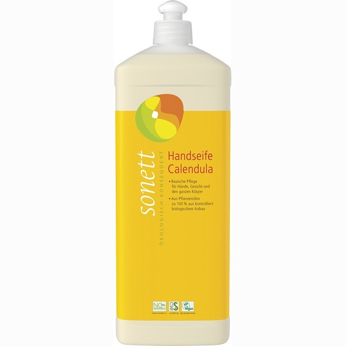 Sapun lichid pt maini si corp cu galbenele 1000 ml Sonett