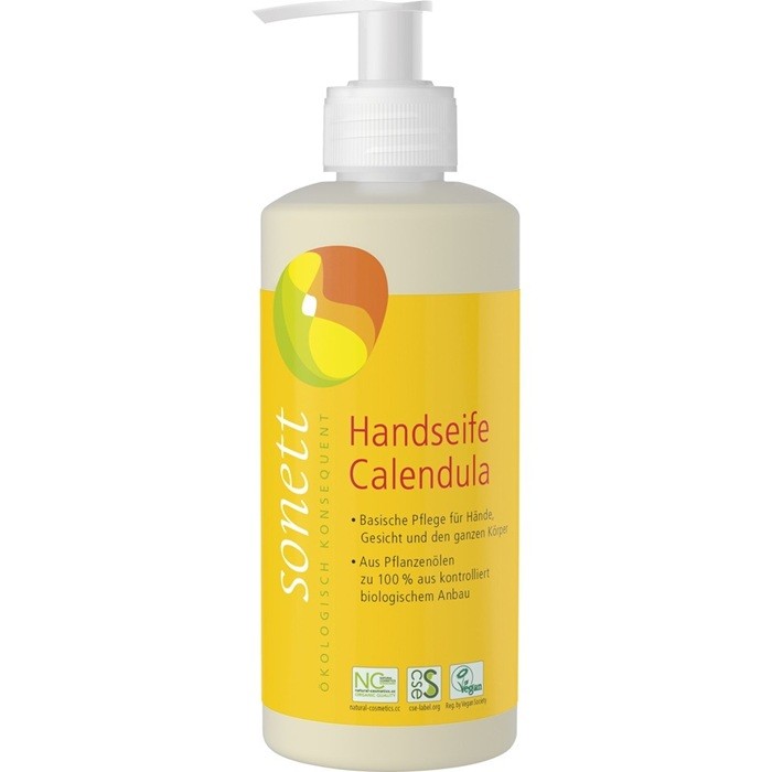 Sapun lichid pt maini si corp cu galbenele 300ml Sonett