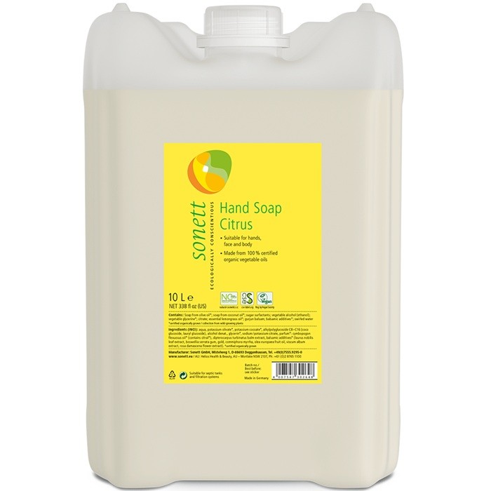 Sapun lichid pt maini si corp cu citrice 10 L Sonett