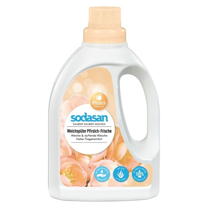 Balsam de rufe bio cu piersica si aloe vera 750ml Sodasan