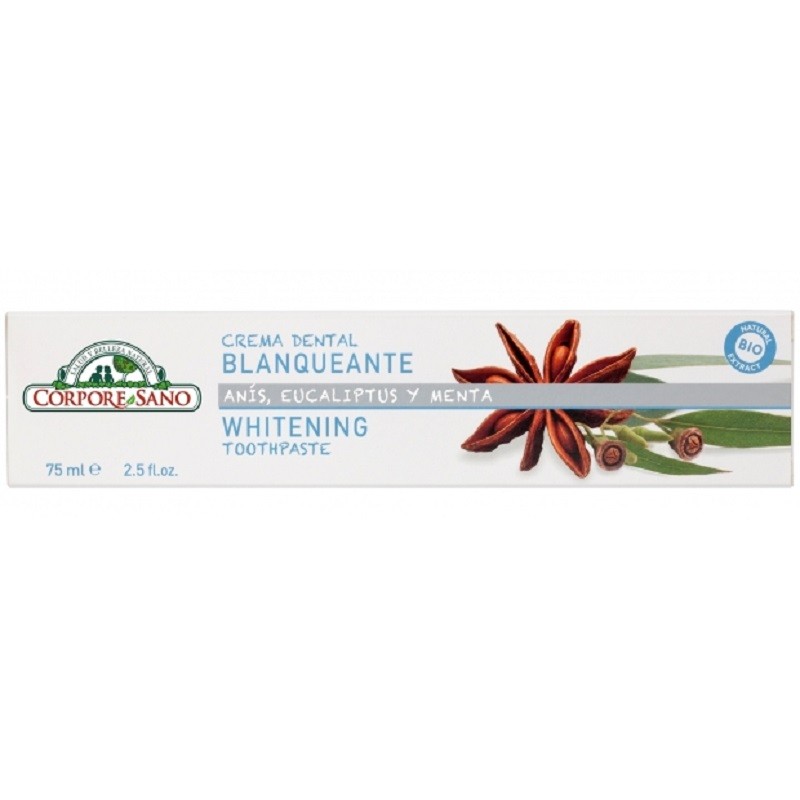 Pasta de dinti cu anason stelat pt albirea dintilor 75ml Corpore Sano