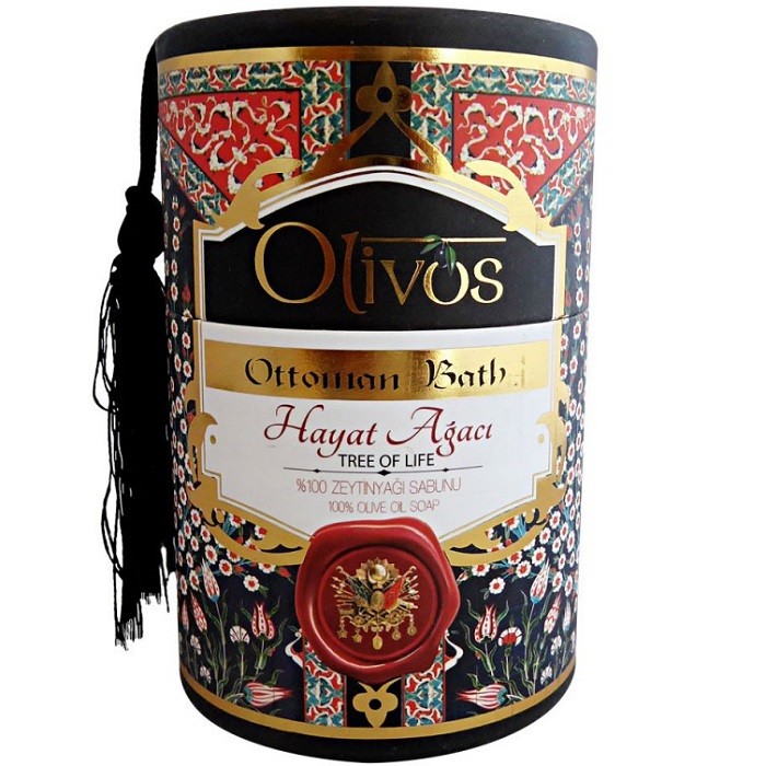 Sapun de lux Otoman Tree of Life cu ulei de masline 2*100g Olivos