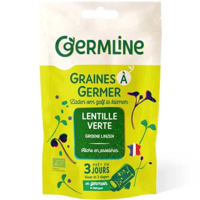 Linte verde bio pentru germinat 150g Germline