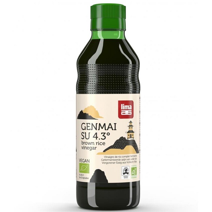 Genmai Su otet din orez brun bio, vegan 250ml Lima