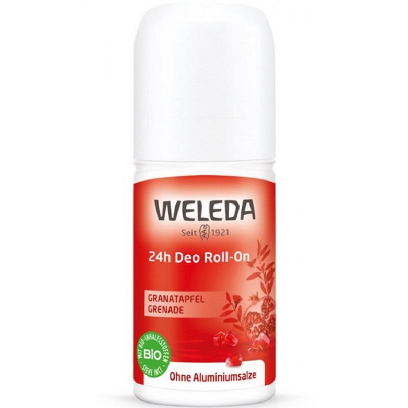 Deodorant roll-on cu rodie, fara aluminiu 50ml Weleda