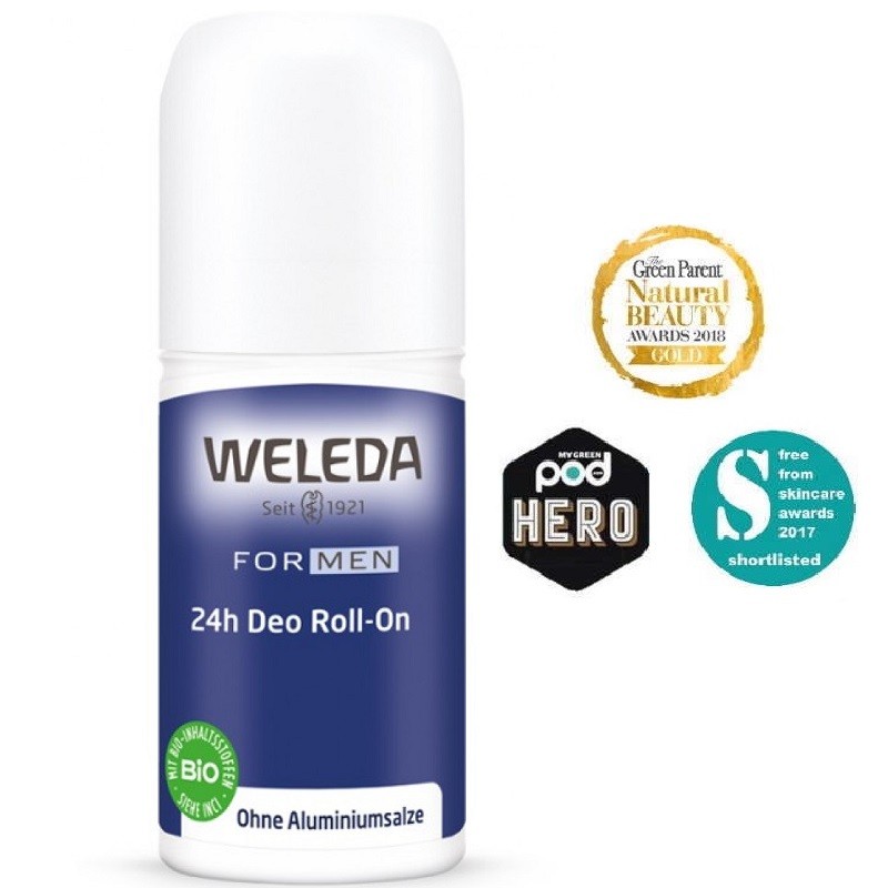 Deodorant roll-on pentru barbati, fara aluminiu 50ml Weleda