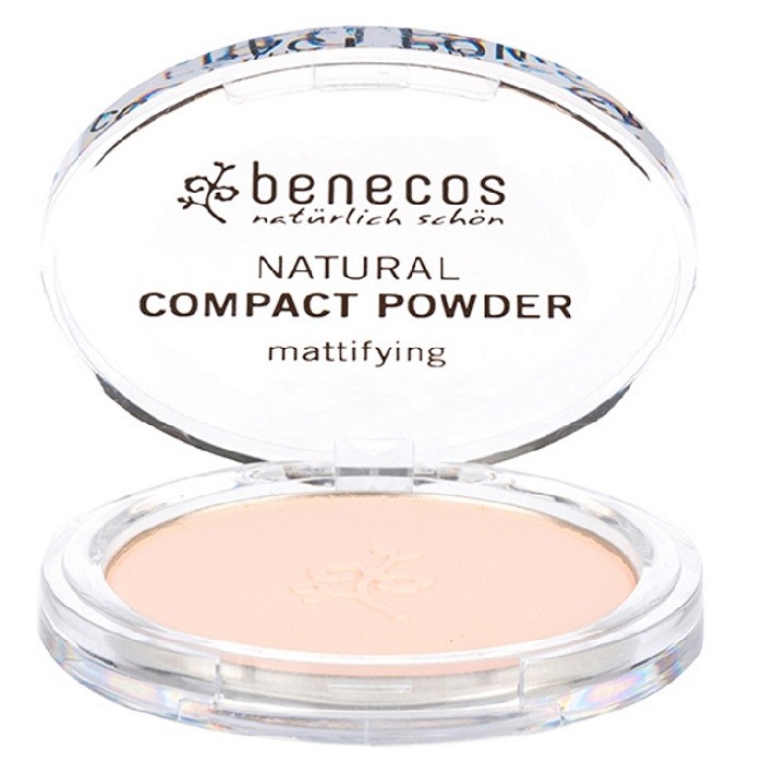 Pudra compacta matifianta Fair, naturala 9g Benecos