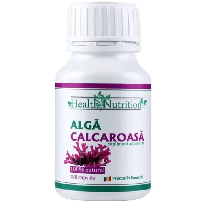 Alga calcaroasa 180 capsule Health Nutrition