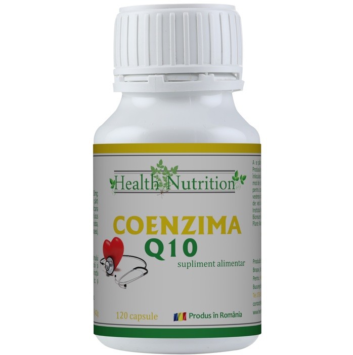 Coenzima Q10 naturala 120 capsule Health Nutrition