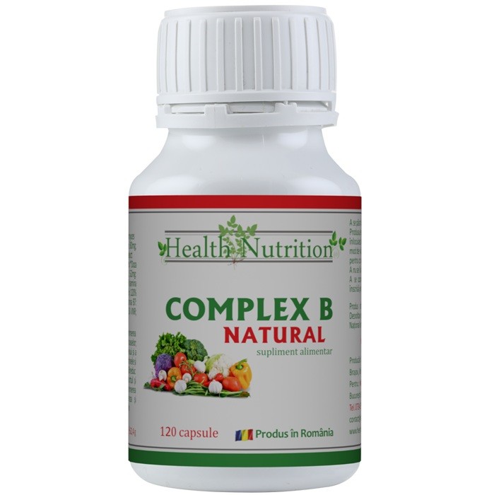 Complex natural Vitamina B 120 capsule Health Nutrition