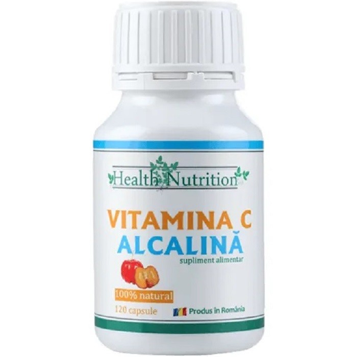 Vitamina C alcalina 120 capsule Health Nutrition