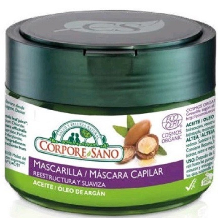 Masca restructuranta pentru par cu ulei de argan bio 250ml Corpore Sano
