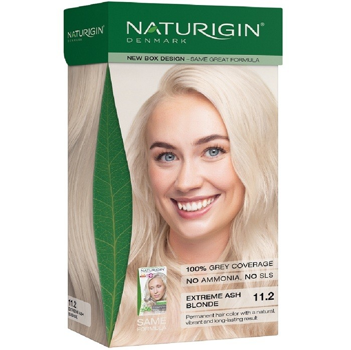 Vopsea de par naturala, permanenta 11.2 Blond Cenusiu Extreme 115ml Naturigin