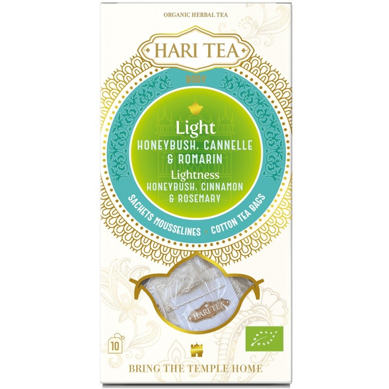 Ceai premium cu honeybush si scortisoara bio Tummy in Harmony 10 plicuri Hari Tea