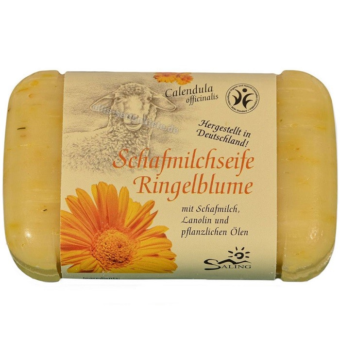 Sapun cremos cu lapte de oaie si galbenele 100g Saling