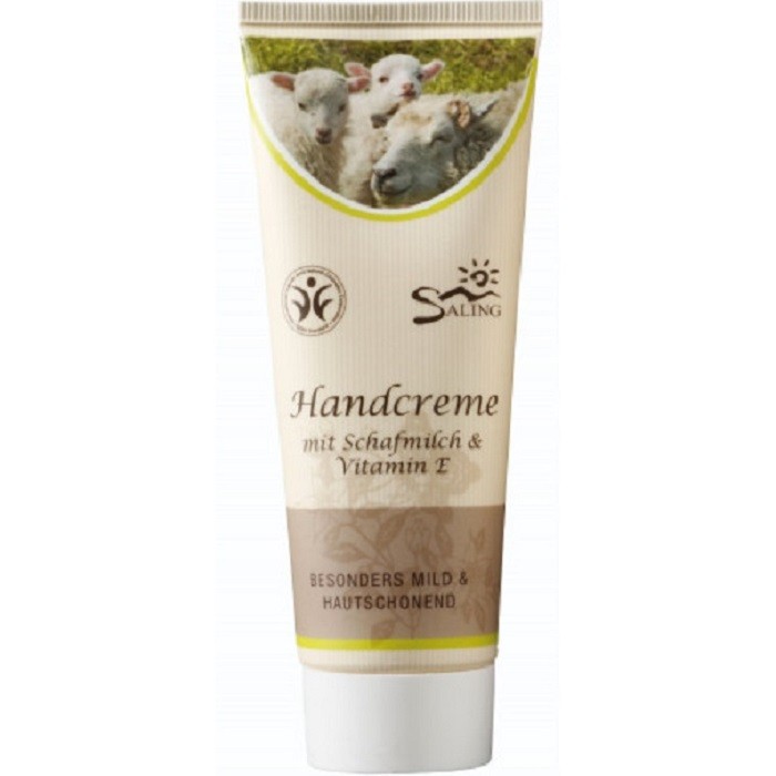 Crema de maini cu lapte de oaie si vitamina E 75ml Saling