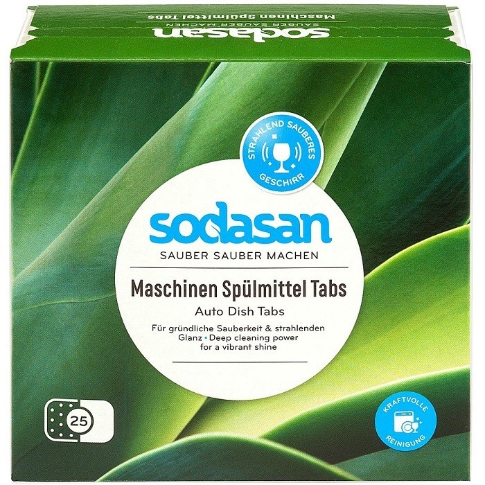 Tablete ecologice pentru masina de spalat vase 25 buc Sodasan