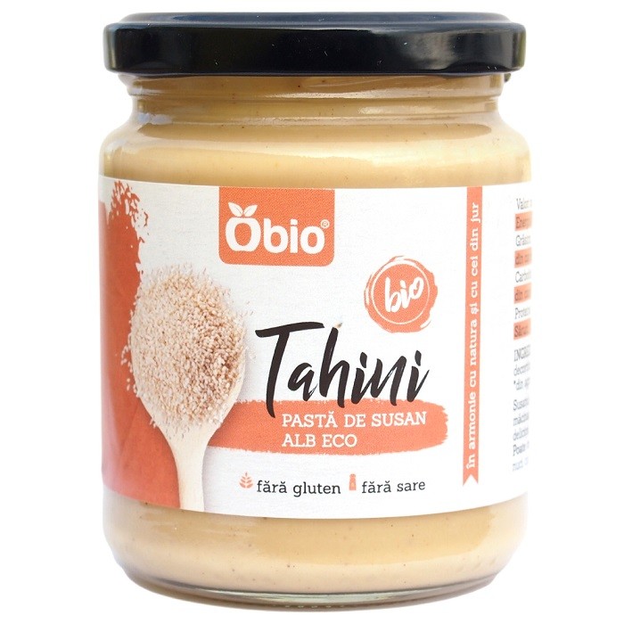 Tahini pasta de susan alb bio 250g Obio