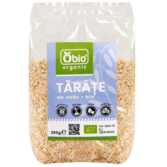 Tarate de ovaz bio 250g Obio