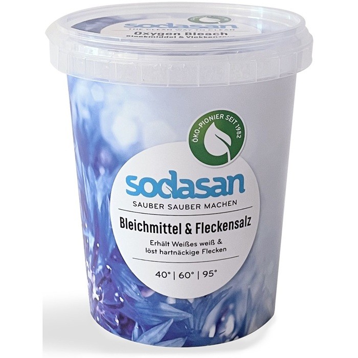 Inalbitor si solutie scos pete cu percarbonat 450g Sodasan