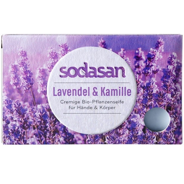 Sapun bio cu lavanda si musetel 100g Sodasan