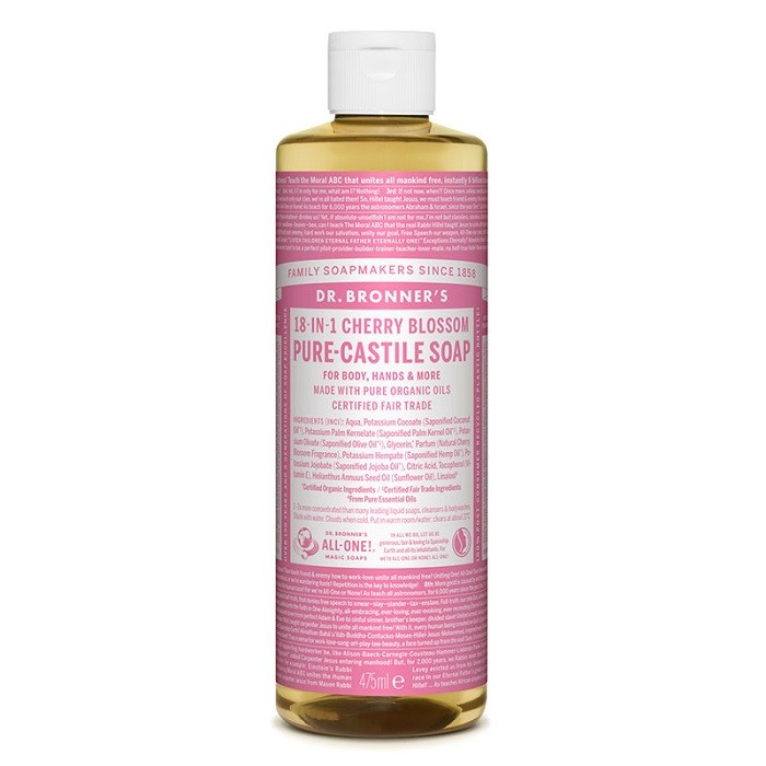 Sapun lichid bio de Castilia Cherry Blossom 475ml Dr Bronner