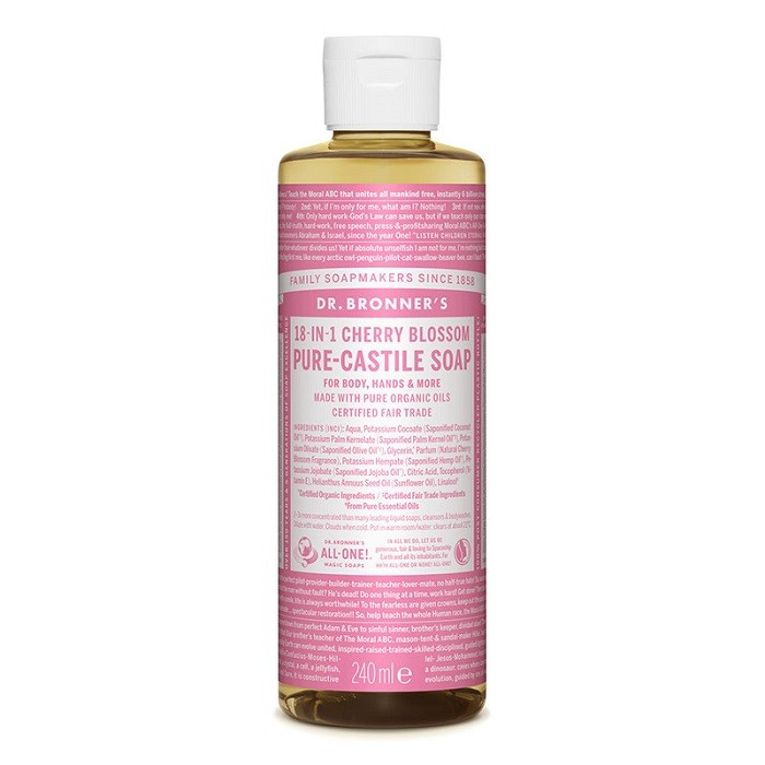 Sapun lichid bio de Castilia Cherry Blossom 240ml Dr Bronner