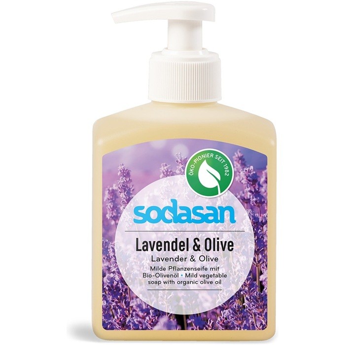 Sapun lichid cu lavanda si masline bio 300ml Sodasan