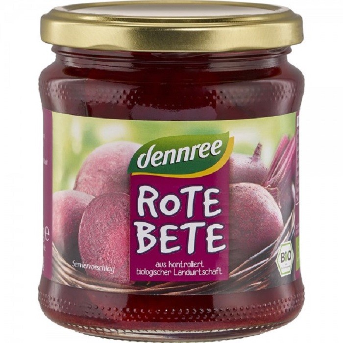Sfecla rosie bio, felii 330g Dennree