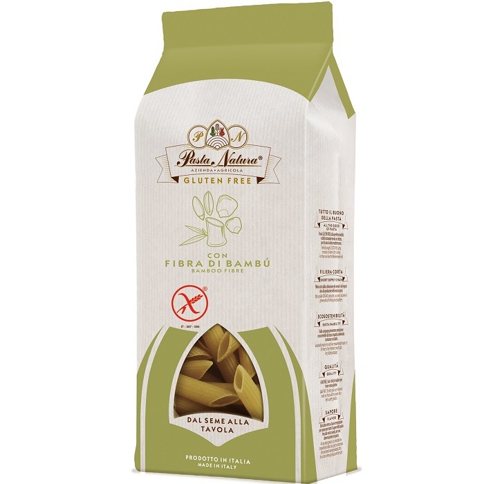 Paste maccheroni cu bambus, fara gluten 250g Pasta Natura