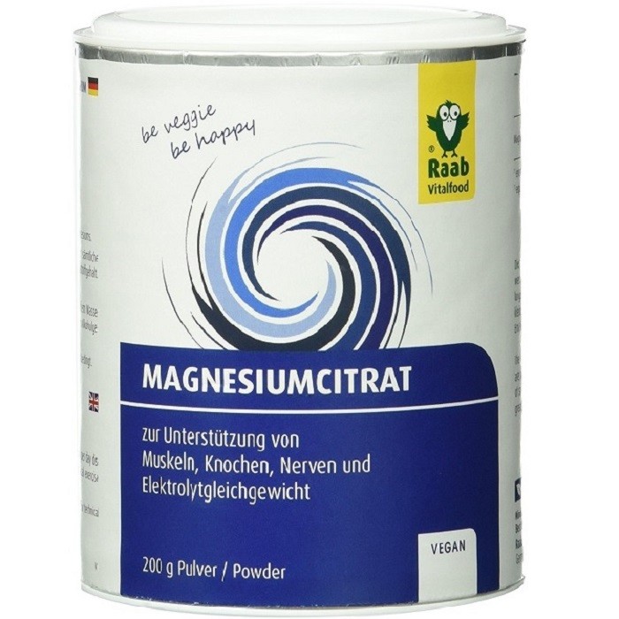 Citrat de magneziu pudra naturala 200g Raab Vitalfood