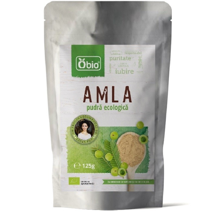 Amla pudra raw bio 125g Obio