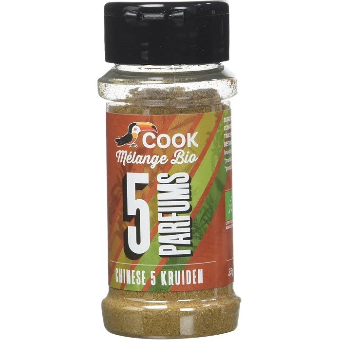 Mix de condimente chinezesc “Cinci Parfumuri” bio, fara gluten 35g Cook