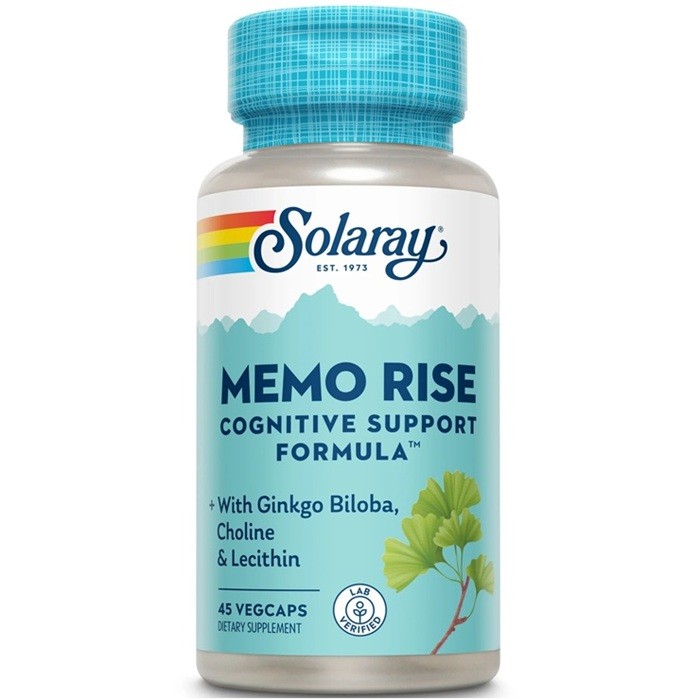 Memo Rise, sustine memoria 45 capsule vegetale Solaray