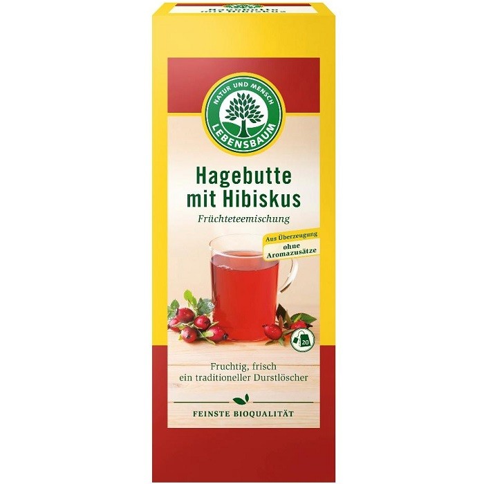 Ceai de macese si hibiscus bio 20 plicuri Lebensbaum