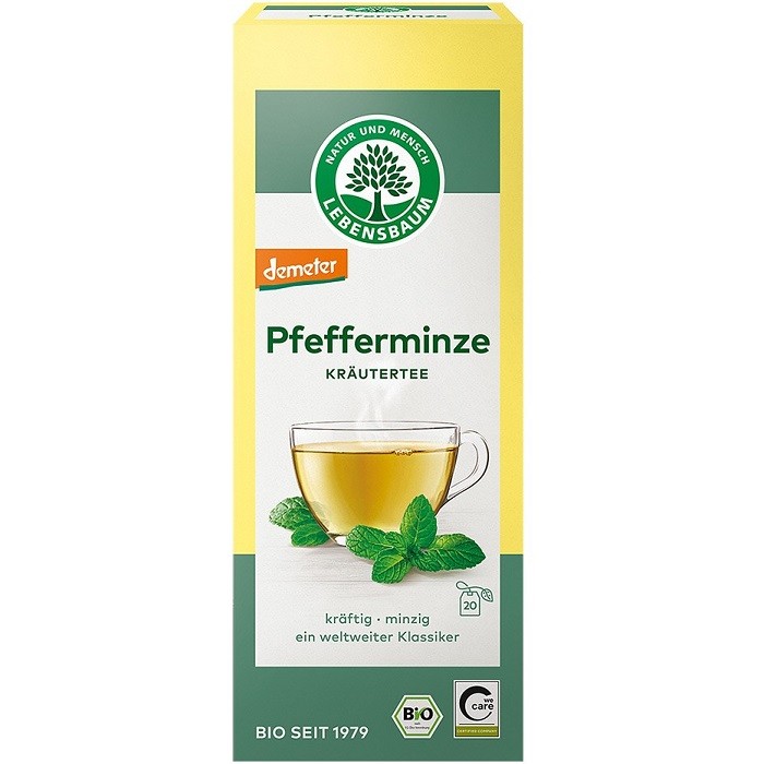 Ceai de menta bio Demeter 20 plicuri Lebensbaum