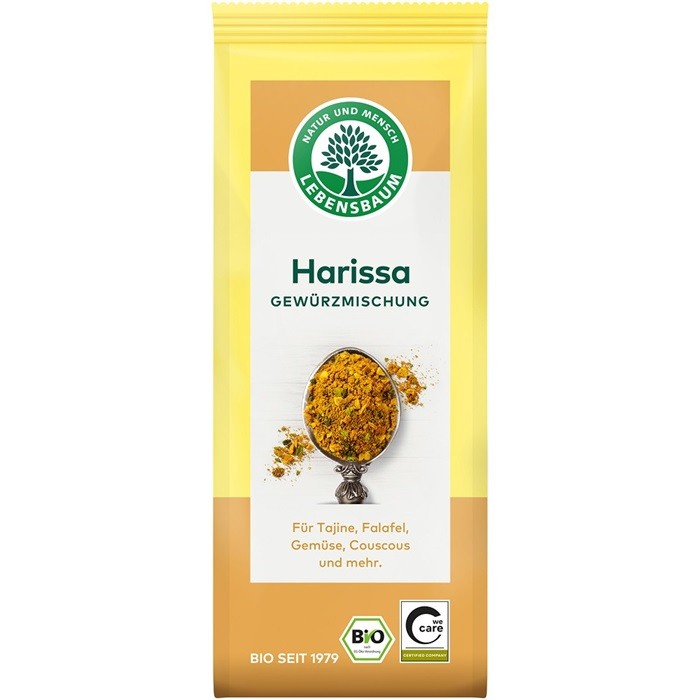 Amestec de condimente picante Harissa bio 50g Lebensbaum