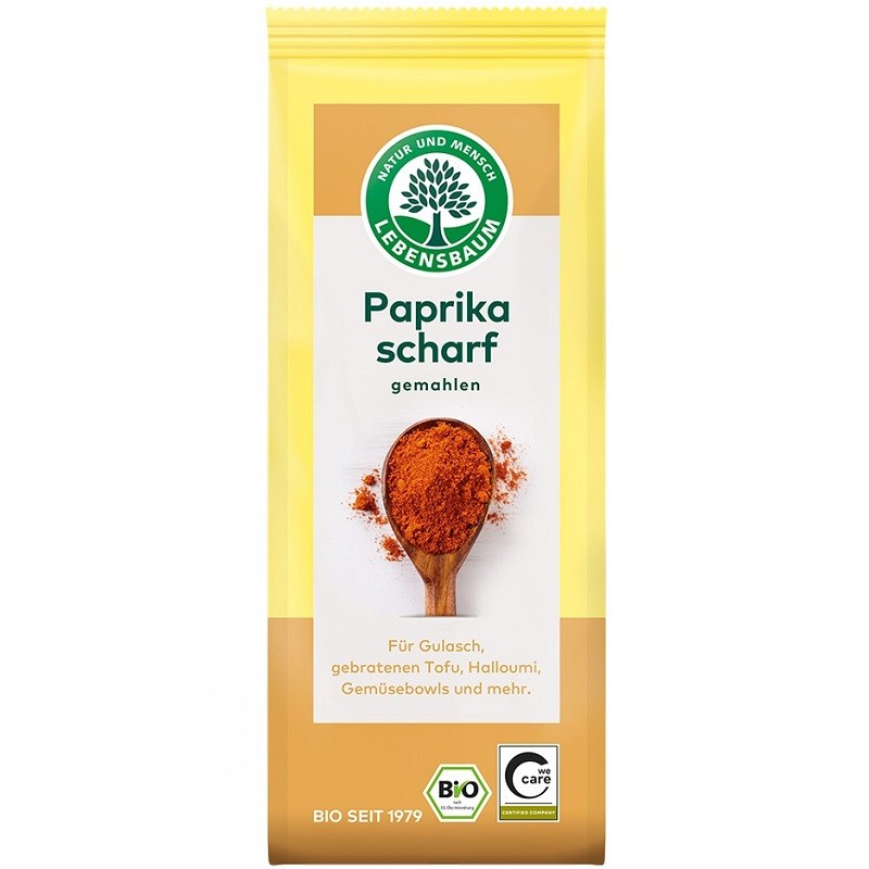 Boia de ardei iute Paprika Scharf bio 50g Lebensbaum