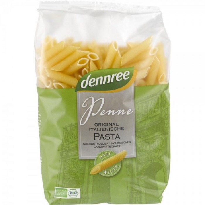 Penne din grau dur bio 500g Dennree