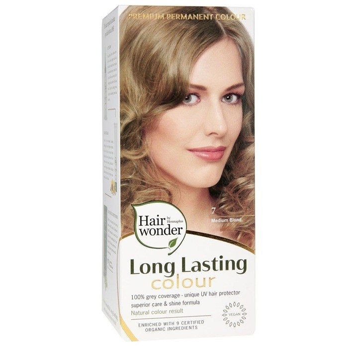 Vopsea de par Long Lasting Colour Medium Blond 7 Hairwonder