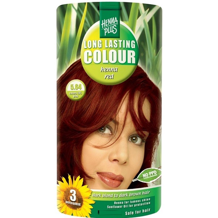 Vopsea de par Long Lasting Colour Henna Red 5.64 HennaPlus