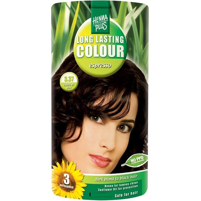 Vopsea de par Long Lasting Colour Espresso 3.37 HennaPlus