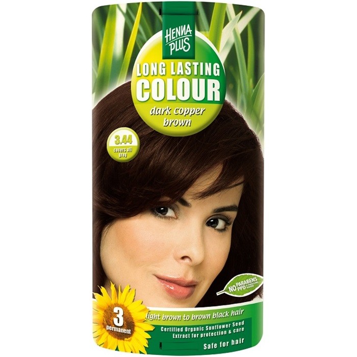 Vopsea de par Long Lasting Colour Cooper Brown 3.44 HennaPlus