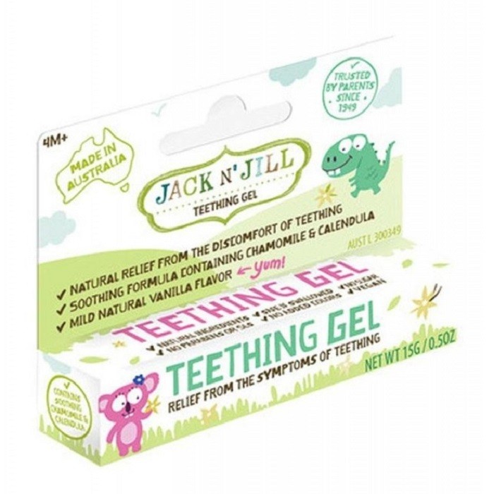 Gel calmant natural pt eruptii dentare bebelusi 15g Jack n Jill