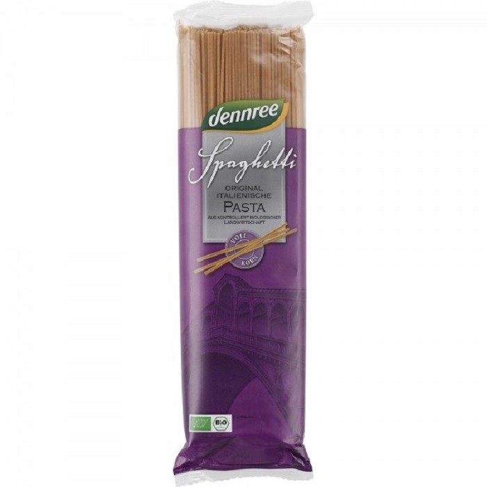 Spaghete din grau dur integral bio 500g Dennree
