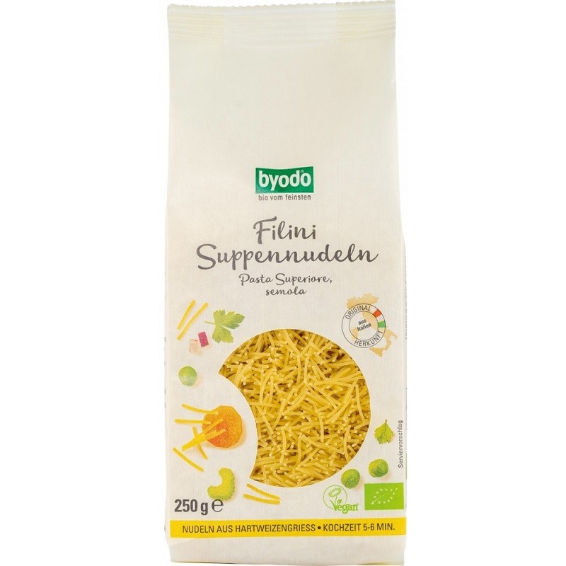 Fidea supa din grau dur bio 250g Byodo
