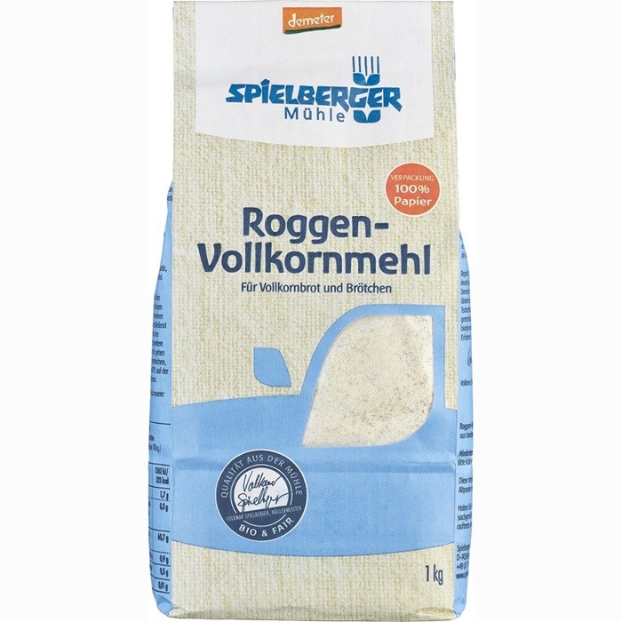 Faina integrala de secara bio Demeter 1kg Spielberger